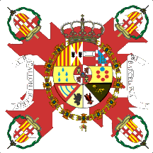 [King's Colour of the Barcelona Regiment of Light Infantry 1810 (Spain)]
